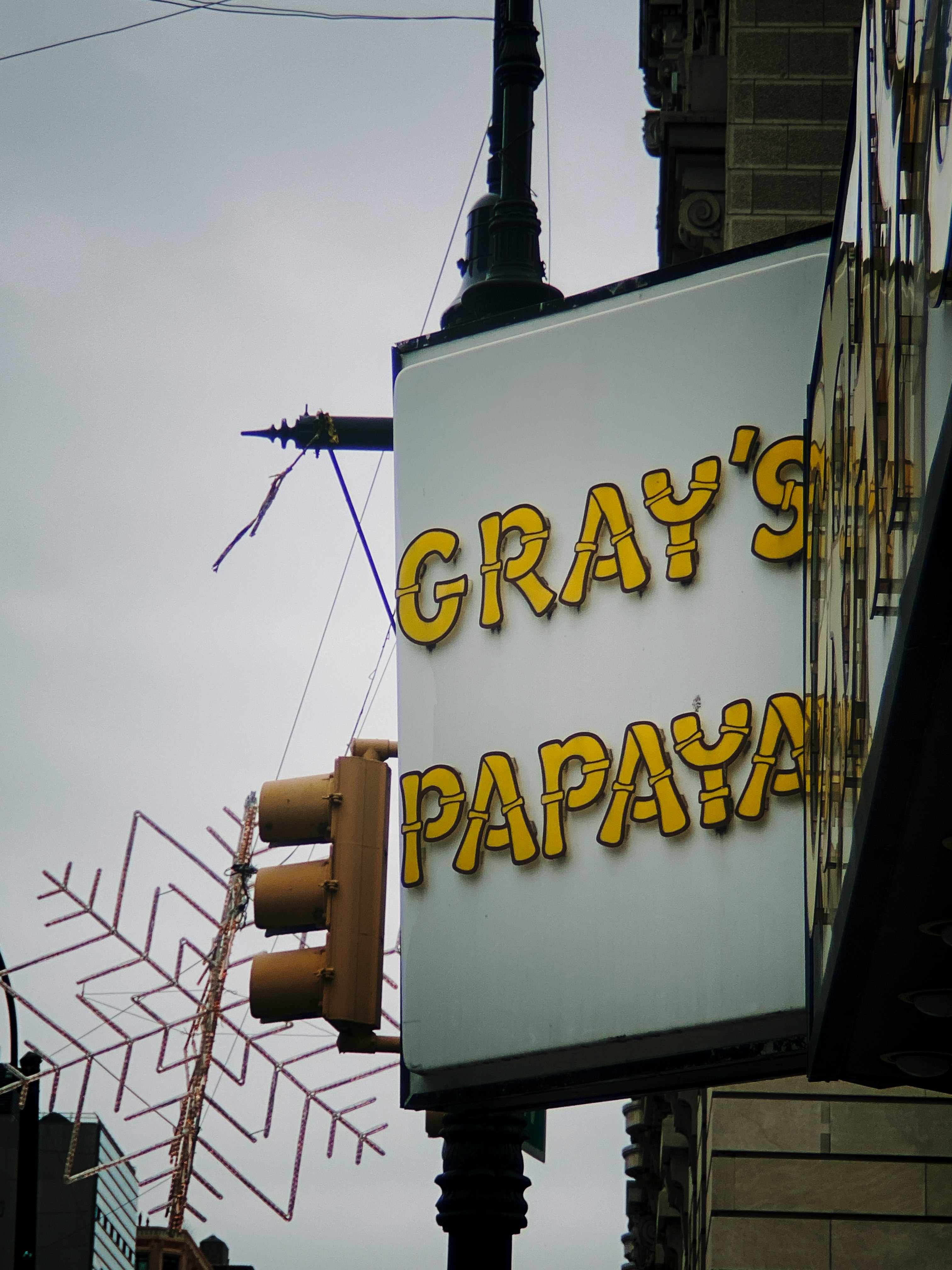 Gray Papaya signage